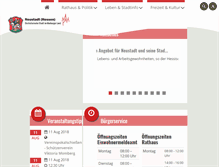 Tablet Screenshot of neustadt-hessen.de
